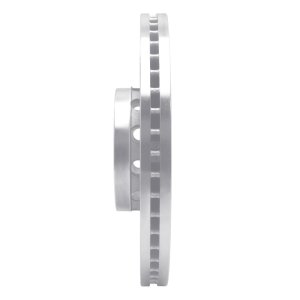 Audi A8 Brake Rotor (1) - Front Left - R1 Concepts - Drilled & Slotted - Silver - `00-`03